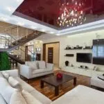 Living design într-o casă privată - finisaje fotografie