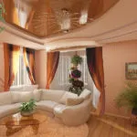 Living design într-o casă privată - finisaje fotografie