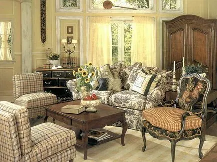 Design camera de zi in casa țară privat, fotografii de interior și sfaturi de design (casă) Design-ul din camera de zi într-un privat fotografii casă de țară de interior și sfaturi de design