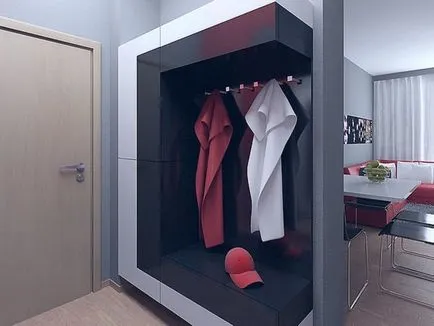 Proiectarea și dispunerea de apartament cu o cameră