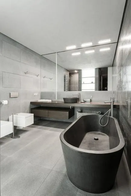 Design de baie în gri caracteristici de înregistrare, fotografii