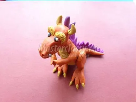 Dragon de la pas cu pas plastilină expertul clasă fotografie