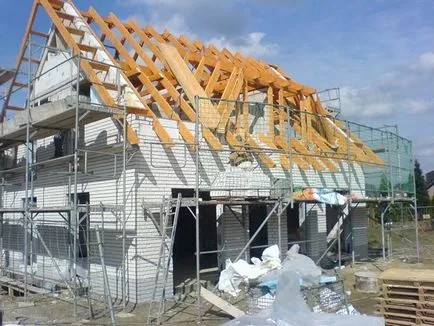 Casa de beton celular cu mâinile lor foto, instrucțiuni video (beton aerat cu mâinile lor) Casa de beton celular cu mâinile foto, video de instruire lor