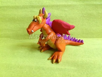 Dragon de la pas cu pas plastilină expertul clasă fotografie