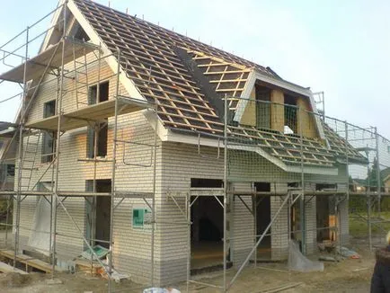 Casa de beton celular cu mâinile lor foto, instrucțiuni video (mâini) Casa de beton celular cu mâinile foto, video de instruire lor