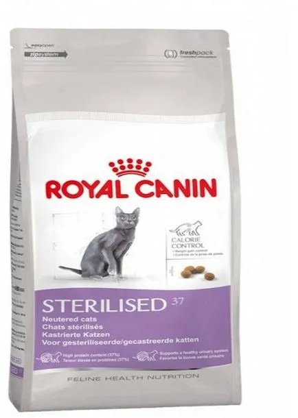 Pentru pisici sterilizate Royal Canin caracteristici cheie și recenzii (comentarii) Pentru pisici castrati Royal Canin caracteristici cheie și comentarii