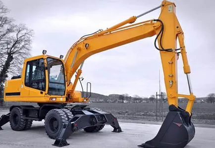 Excavatoare - tipuri și echipamente