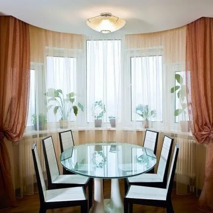 bivindou în bucătărie, care este, în special proiectarea, selectarea perdele (bucatarie) bivindou în bucătărie, care este, în special proiectarea, selectarea perdele