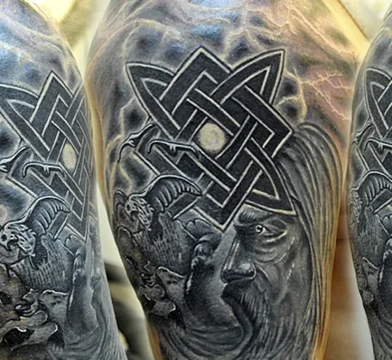 Fotografii și semnificația de tatuaje pătrat Svarog (Svarog) Fotografii și semnificația de tatuaje pătrat Svarog