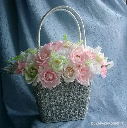 Shopping cu mâinile cum să facă un coș de flori