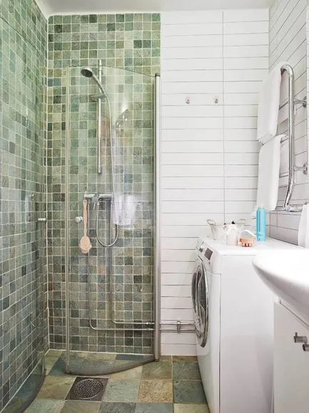 Combinația de gresie în baie decor