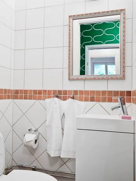 Combinația de gresie în baie decor