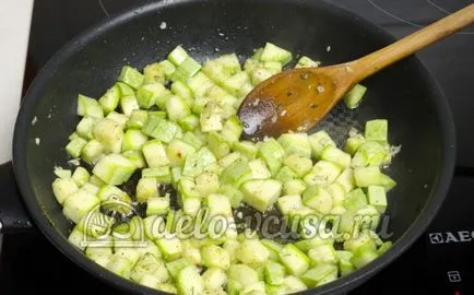 garnitură de pas cu pas reteta dovlecel (9 poze)