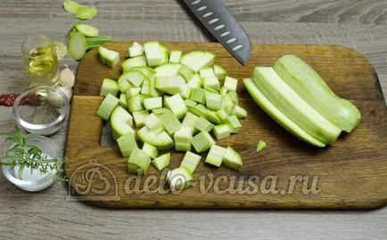 garnitură de pas cu pas reteta dovlecel (9 poze)