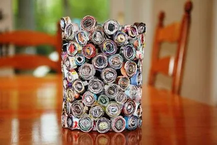 Ziare și decor cafea sau 24 de idei inspirate, folosind reviste vechi (reviste) Ziare și decor cafea sau 24 de idei inspirate folosind reviste vechi