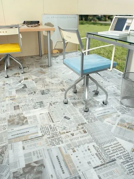 Ziarele în decorațiuni interioare