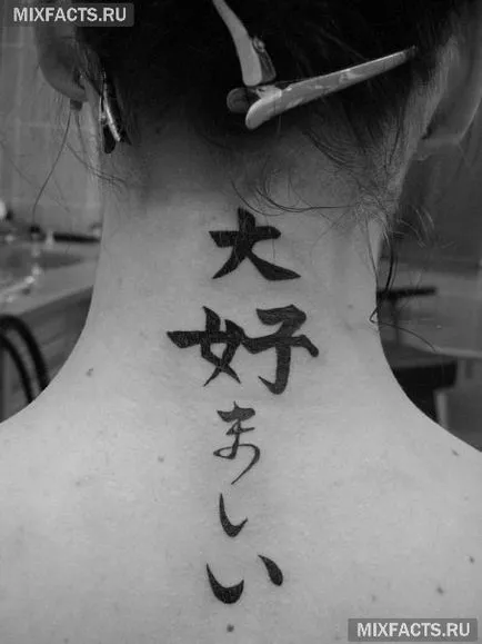 tatuaje Kanji și semnificația lor (foto) (caractere chinezești sensurilor) tatuaje Kanji și semnificația lor (foto)