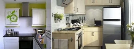 Interiorul unei mici idei de bucătărie pentru bucătării mici, soluții interesante pentru decorarea propriilor lor mâini