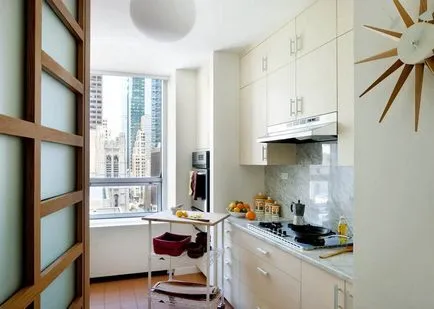 Interiorul unei mici idei de bucătărie pentru bucătării mici, soluții interesante pentru decorarea propriilor lor mâini
