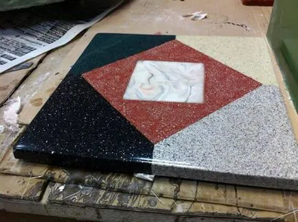 Marmură artificială cu propriile sale mâini - tehnici de fabricație (marmura) Marmură artificială cu propriile sale mâini - tehnologia de producție