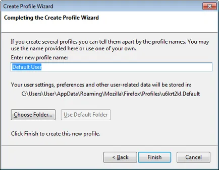 Utilizarea Profile Manager pentru a crea și șterge profilurile de firefox, cum sa, suport mozilla
