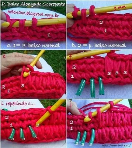 Interesant de curele tricotate