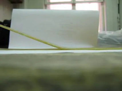 Producția de sticlă pânză cu mâinile aripioarele sale (aripioare) Producția de aripioare de sticlă pânză cu propriile sale mâini