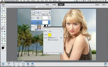 Cum păr frumos tăiat în Photoshop - rețea fotosotsialnaya