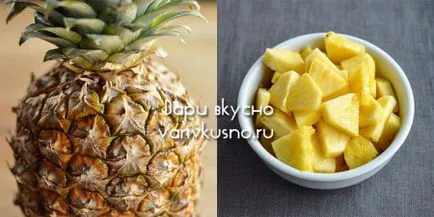 Cum se curata si se taie ananasul