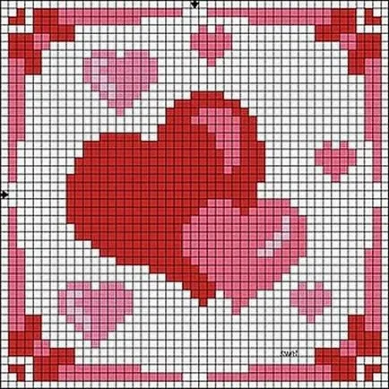 Ce are schema de broderie frumoasă - inima - în cazul în care pentru a descărca o cruce (cruce) Ceea ce am frumos sistem de broderie - inima - transversală în cazul în care se descarcă