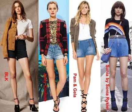 Cum și ce să poarte cu pantaloni scurti din denim - fotografii, stil, moda