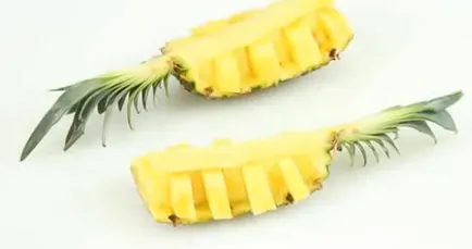 Cât de frumos Lodge ananas pe o masă festivă cum să mănânce ananas