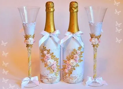 Cum frumos pentru a decora sticla cu mâinile pe o vacanță