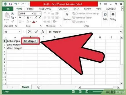 Cum se schimbă capitalizarea Excel (litere) Cum se schimbă cazul scrisorilor în Excel
