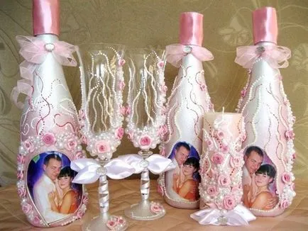 Cum frumos pentru a decora sticla cu mâinile pe o vacanță