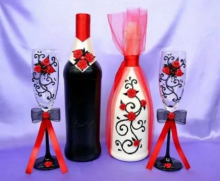 Cum frumos pentru a decora sticla cu mâinile pe o vacanță