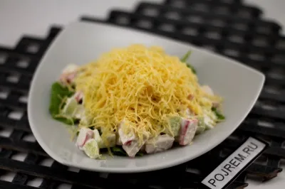 Salata de crab cu brânză 10 rețete (brânză) Salata de crab cu brânză 10 rețete