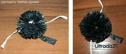 Pomponi mat cu mâinile, pas cu pas atelier de miel de pomponuri și pachete