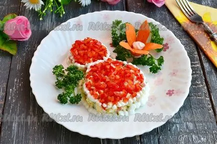 Salata de crab cu brânză 10 rețete (crabsticks salată) Salata de crab cu brânză 10 rețete
