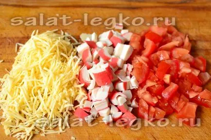 Salata de crab cu brânză 10 rețete (brânză) Salata de crab cu brânză 10 rețete
