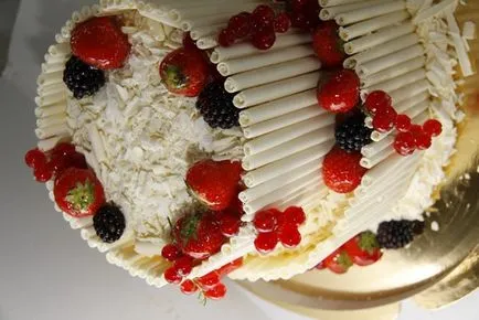 prăjituri frumoase și originale de nunta (umplutura) - decorare tort de nunta pentru mâinile tale