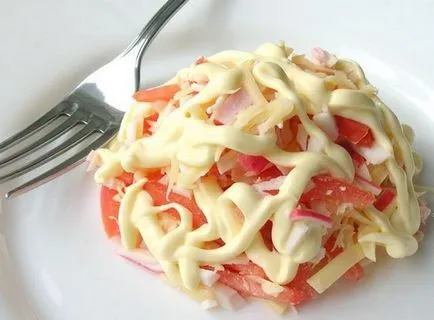 Salata de crab cu brânză 10 rețete (brânză) Salata de crab cu brânză 10 rețete
