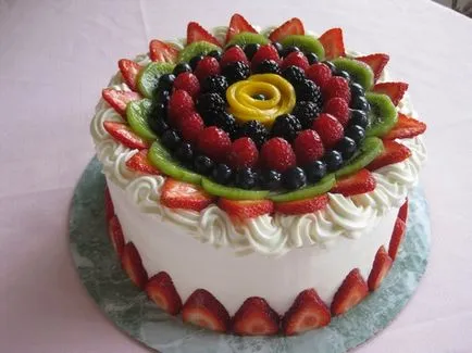prăjituri frumoase și originale de nunta (umplutura) - decorare tort de nunta pentru mâinile tale