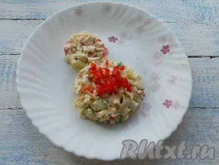 Salata de crab cu brânză 10 rețete (salată) Salata de crab cu brânză 10 rețete