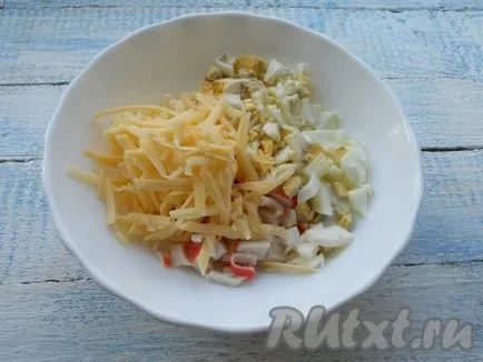 Salata de crab cu brânză 10 rețete (brânză) Salata de crab cu brânză 10 rețete