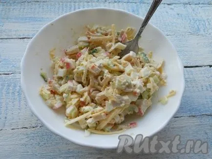 Salata de crab cu brânză 10 rețete (brânză) Salata de crab cu brânză 10 rețete