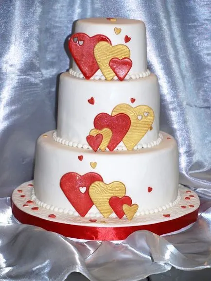 prăjituri frumoase și originale de nunta (umplutura) - decorare tort de nunta pentru mâinile tale