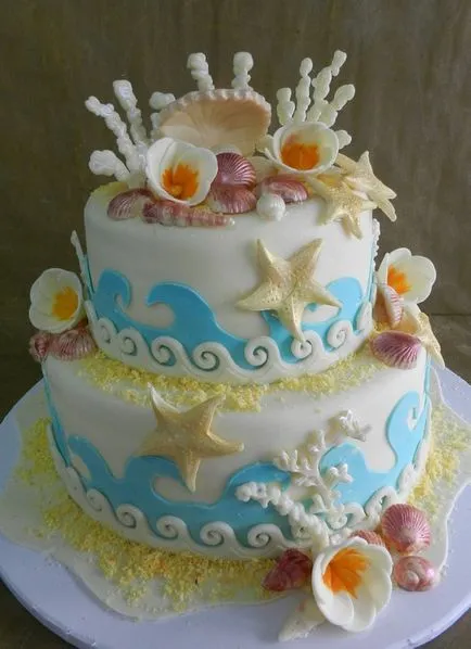 prăjituri frumoase și originale de nunta (umplutura) - decorare tort de nunta pentru mâinile tale
