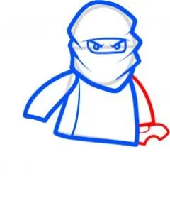 Cum de a desena un du-te lego ninja (Ninja) Cum să atragă un ninja lego du-te