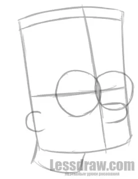 Cum să atragă Bart Simpson în etape, lessdraw